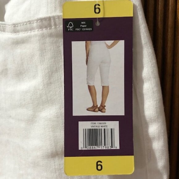 𝅺gloria Vanderbilt Missy Stretch Skimmer Pants - Picture 4 of 6